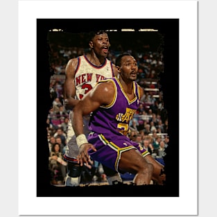 Patrick Ewing vs Karl Malone Posters and Art